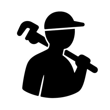 very simple flat and single minimalist Plumer Silhouettes in black on a white background