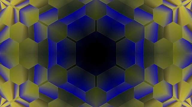 Abstract Kaleidoscope pattern with full colors. Magic mandala. 4k	