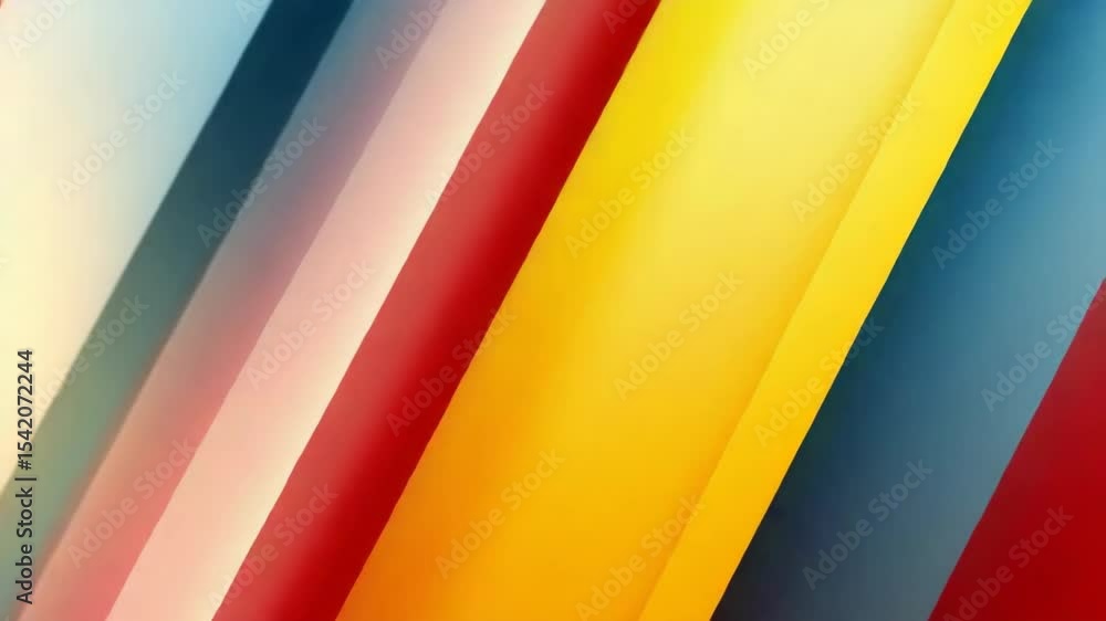 Poster colorful abstract pattern with bright diagonal stripes and gradients