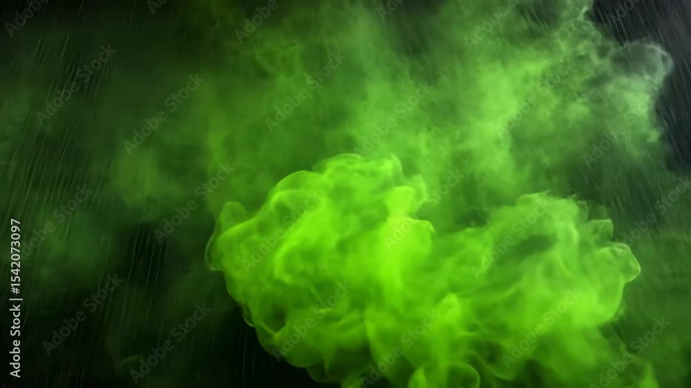 Poster textured green abstract background with depth and variation