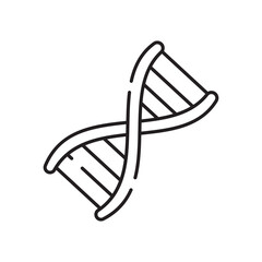 Molecule, cell, atom, protein editable stroke outline icon.