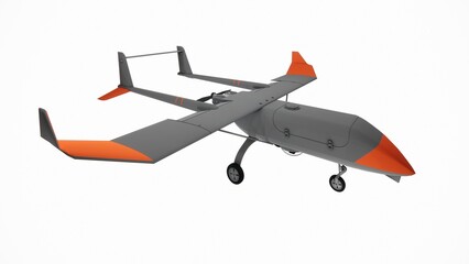 Illustration of a drone as a modern means of combat and transportation