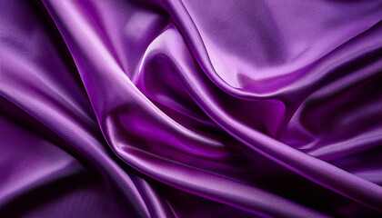 royal purple silk satin fabric background silky cloth curtain texture