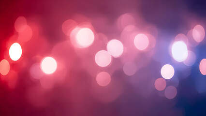 Brightly blurred and colorful bokeh lights create an abstract, festive glow, perfect for holiday celebrations