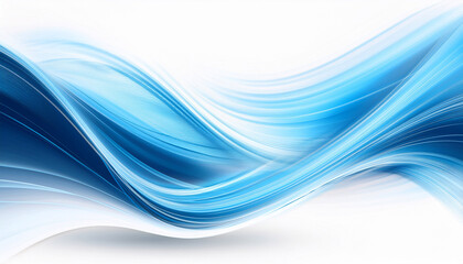 Fototapeta premium motion light effect for banners blue soft lines the effect of speed on a white background