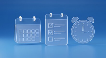 Calendar to Do List Clock for Time Management