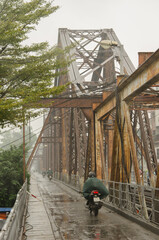 Long Bien Bridge. Hanoi. Vietnam.