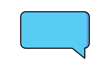 Naklejka premium Retro speech bubble. Talk bubble text, chat box, in retro style