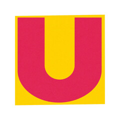 Fototapeta premium Letter U collage