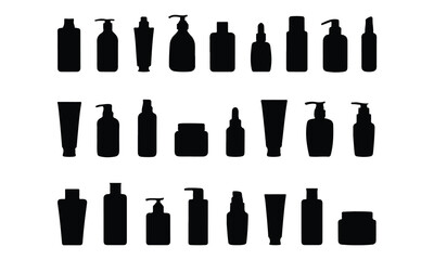 Fototapeta premium sampan bottles silhouette