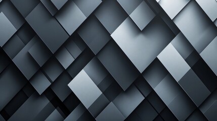 Fototapeta premium Abstract gray geometric overlay layers background