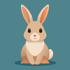 Adorable cartoon bunny vector illustration design