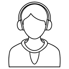 silhouette-of-a-person-wearing-headphones