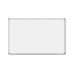 Marker board on white background for educational and creative uses in classrooms, offices, and brainstorming sessions