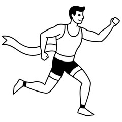 running man silhouette