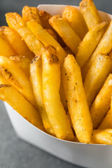 Homemade Fast Food Golden French Fries