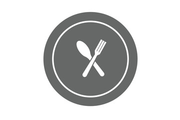 Fototapeta premium Tablespoon And Fork - Vector
