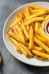 Homemade Fast Food Golden French Fries