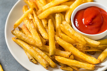 Homemade Fast Food Golden French Fries