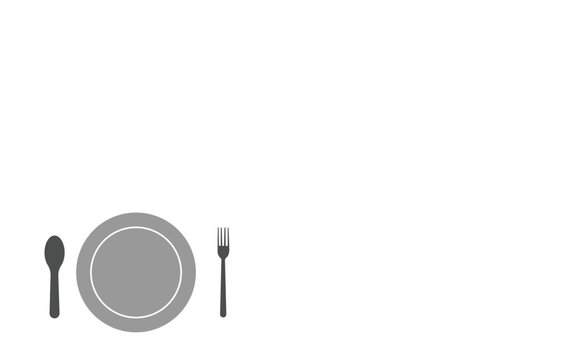 Tablespoon And Fork - Vector