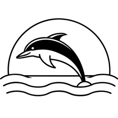 dolphin vector illustration