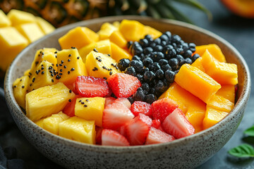 Generative AI picture of healthy eating, and eco-friendly gardening