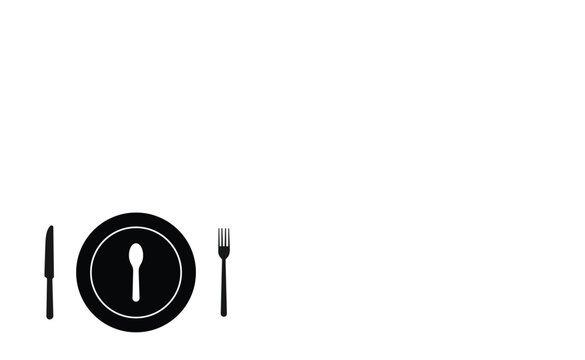 Tablespoon And Fork - Vector