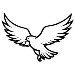 dove of peace vector