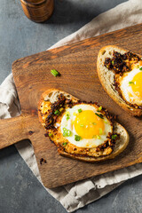 Healthy Chili Crisp Oil Fried Eggs