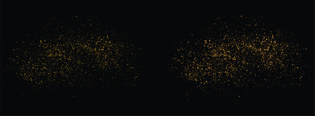 Fototapeta premium Gold glitter golden glow. Golden sparkle light effect gold glitter celebration background design