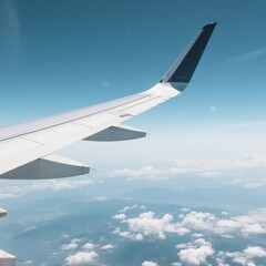 Obraz premium view from airplane window