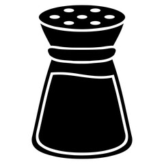 salt and pepper shakers bottle icon vector