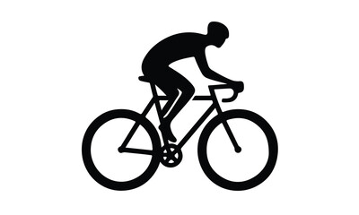 Naklejka premium Bicycle Silhouette Vector
