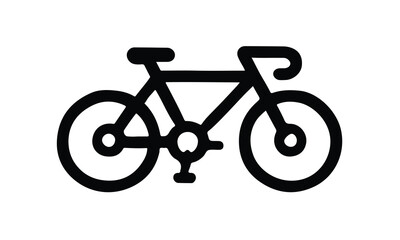 Obraz premium Bicycle Silhouette Vector