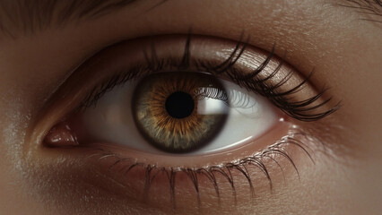 Obraz premium close eye, close-up of an eye