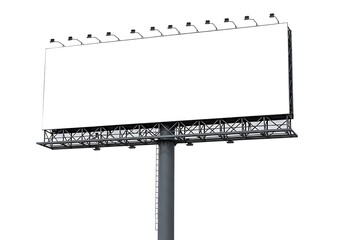 Obraz premium Billboard structure with blank advertisement space