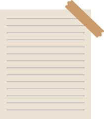 Torn Paper Decoration With Ribbon Illustration For Template Element Design And Others