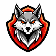 Fototapeta premium Wolf and Fox Logo Representing Loyalty, Intelligence, and Brand Strength