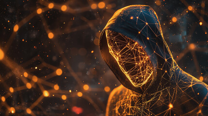 Hacker are planning to hack and attack networks and cyber security , innovative digital city with connection network reciprocity future wireless digital city and social media networking