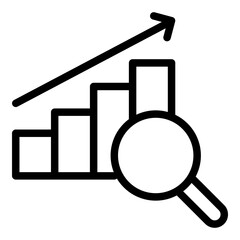 Predictive icon. Vector line icon