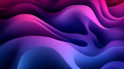 Obraz premium Abstract fluid background with vibrant gradient waves for modern design and presentation