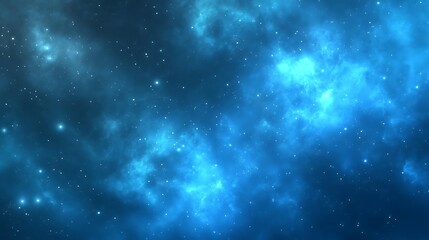 Obraz premium Cosmic Nebula Background with Twinkling Stars and Deep Space Dust for Science and Astronomy