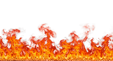 Fiery Flames Texture Abstract Fire Design