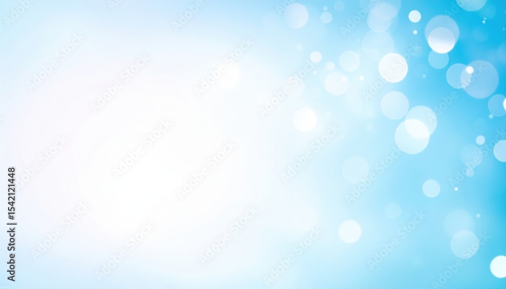 Poster captivating light play abstract background bokeh effect soft blue environment aesthetic viewpoint vi