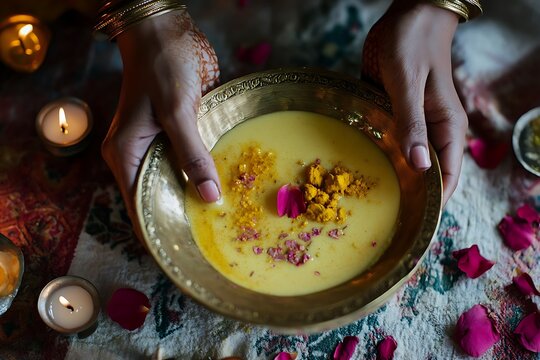 Abhyanga Snan Ritual on First Day of Diwali Celebration
