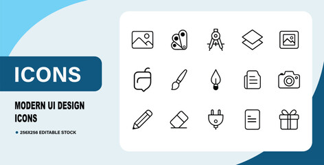 Modern UI Design Icons