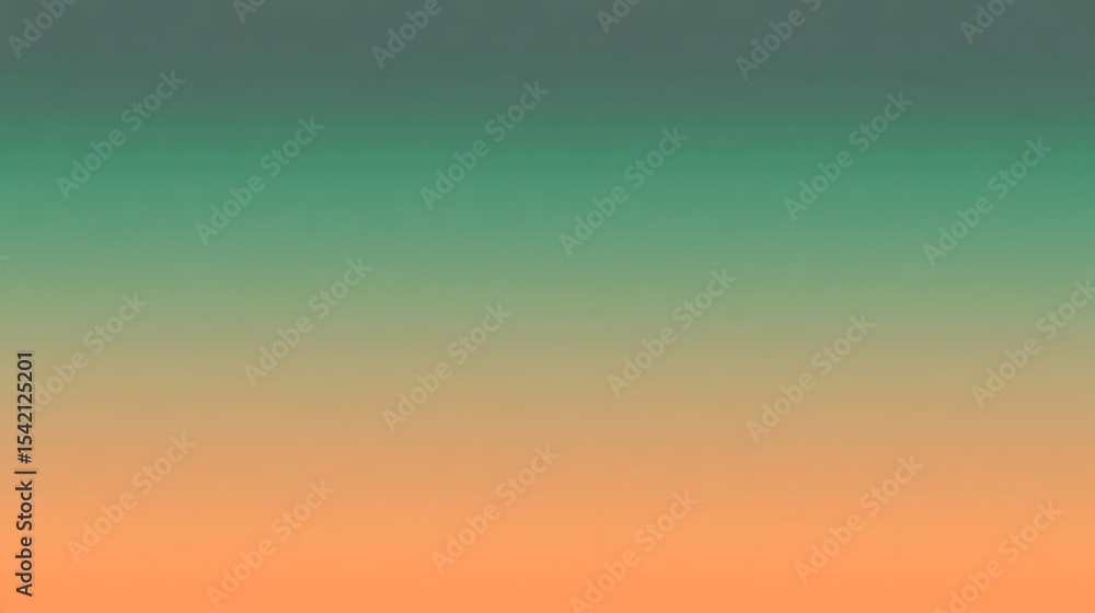 Aufkleber gradient background with smooth transition from green to peach for modern designs and arts