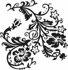 Gothic Hawaiian flower clip.eps