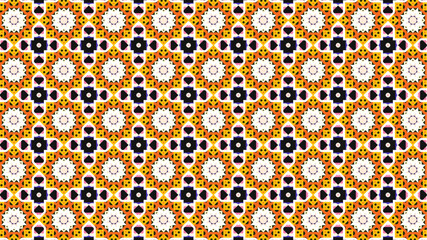 Abstract and geometric Seamless Pattern design suitable for fabric or wrapping paper.