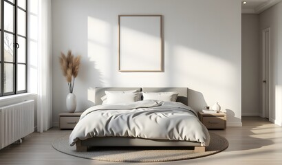 Stylish Interior of a Luxury Apartment Bedroom